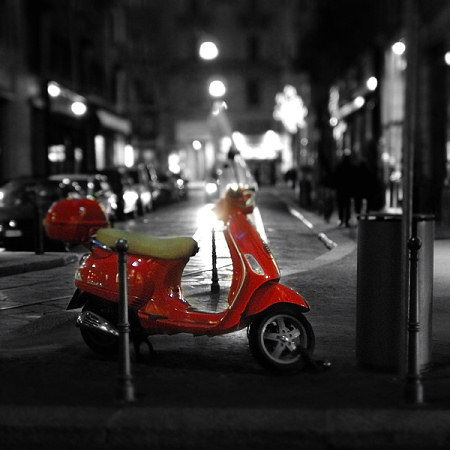 Vespa rossa