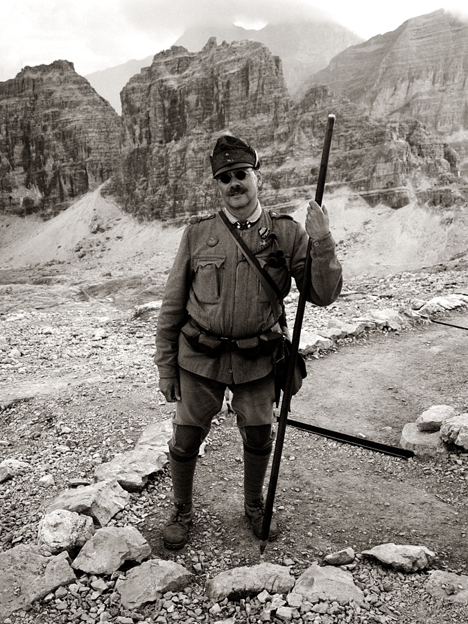 La sentinella del Lagazuoi